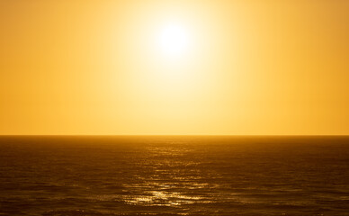 Sunset big sur coast california, usa