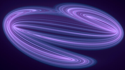 Abstract cosmic swirl for art projects. 3D illustration