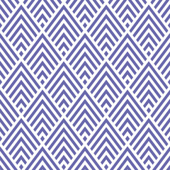 Very peri color lines rhombuses seamless pattern.
