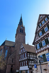 Fototapeta na wymiar Altstadt Calw in Baden-Württemberg 