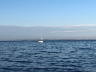 Fototapeta premium sailboat on the sea