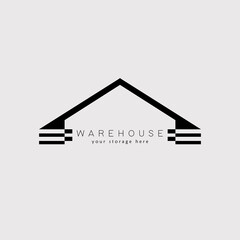 Fototapeta na wymiar warehouse logo vector for purpose icon symbol business etc