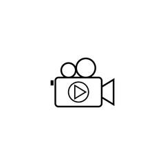 cinema or movie icon