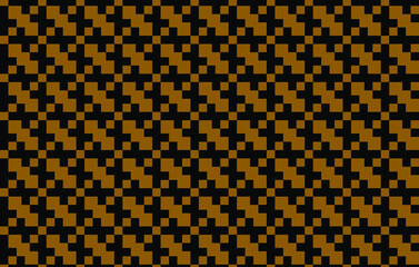 Black Ochre Pixel Pattern Seamless Geometric Brown pattern Vector Illustration Vector texture Rectangular style Modern Dark design with rectangles Abstract Color Background Illustration graphic Square