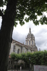 Religious temple in the downtown of Bilbao