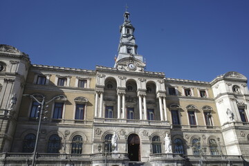 Fototapeta na wymiar Town Hall of Bilbao