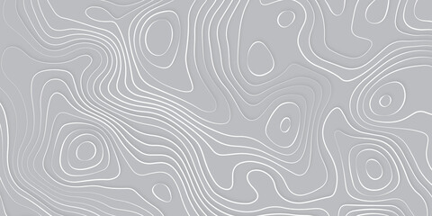 Fototapeta premium Map line of topography. vector abstract topographic map concept, topography relief. abstract background. vector illustration. Outline cartography landscape., trendy cover with wavy colorful lines. 