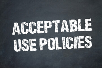 Fototapeta premium Acceptable use Policies