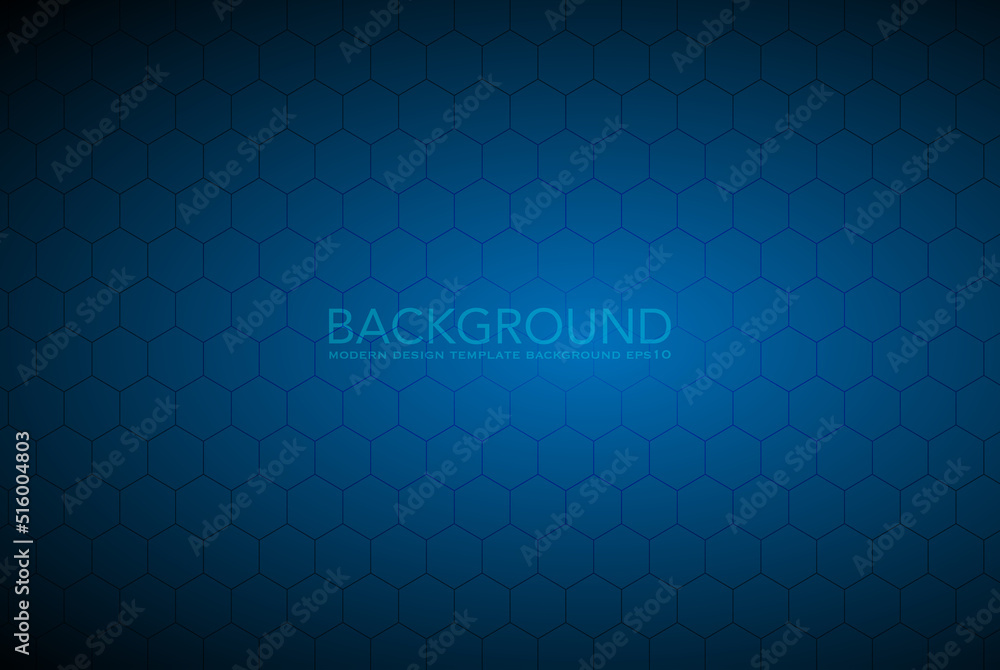 Poster vector tech circle with various technological elements on blue color background.