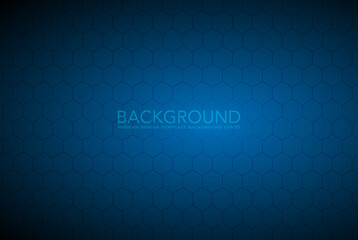 Vector tech circle with various technological elements on blue color background.