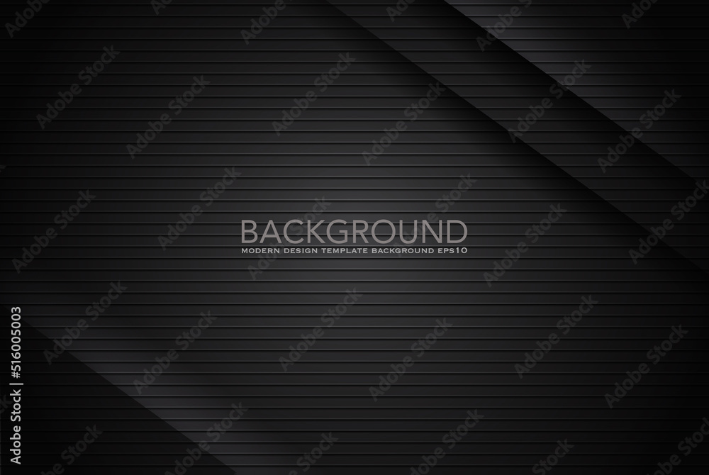 Poster black abstract background pattern stripe paper material 3d render. business technology commercial sa