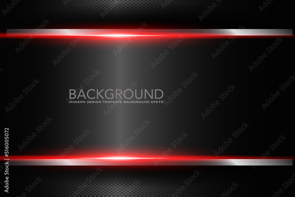 Aufkleber abstract metallic red black frame layout design tech innovation concept background