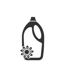 softener bottle icon design vector