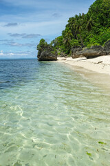 Views of Monkey Beach on Siquijor Island, located in the Central Visayas region of the Philippines.