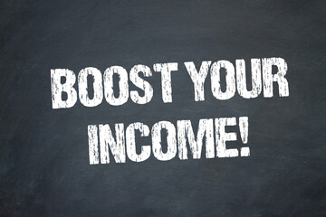 Obraz premium Boost your Income!