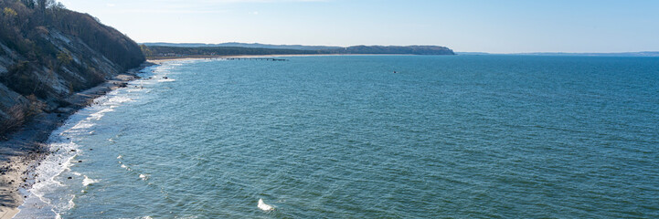 Küstenlandschaft bei Lietzow auf Rügen,