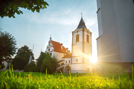 Beautiful historic town Levoca. Slovakia, Europe. Trip and travel.