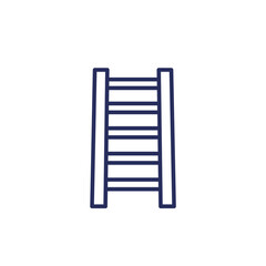 ladder line icon on white