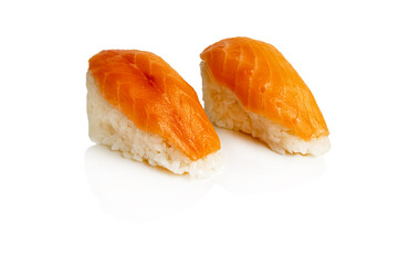 sushi with salmon