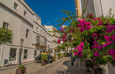 Rue andalouse à Tarifa, Espagne
