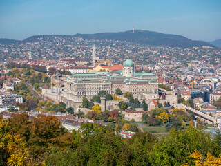 Fototapeta premium Budapest von oben
