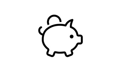  icon vector isolated on white background, Cash transparent sign , thin line design elements in outline style 