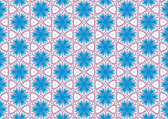 Melting repeating seamless colorful kaleidoscopic pattern for design, textile and backgrounds