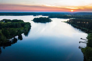 Gavys lake in Aukstaitija National Park, Lithuania