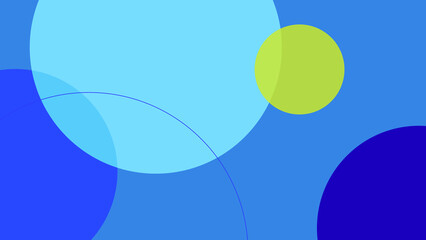 Creative modern abstract geometric circles vector background