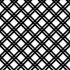 Rhombuses are white and with a black frame. Minimal rhombus style in vector.