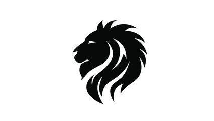 Lion head logo vector illustration