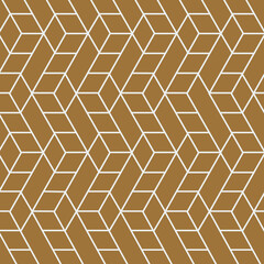 Abstract seamless geometric lines pattern vector background 