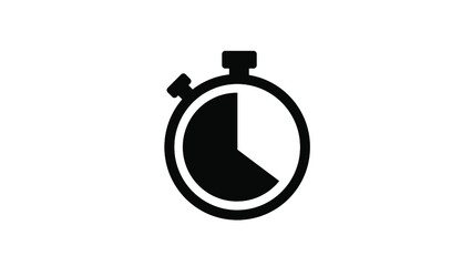 Stopwatch symbol vector icon illustration