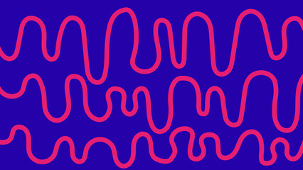 Abstract wave lines vector background