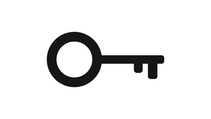 Key icon vector illustration isolated on white background