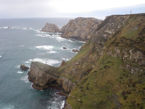 Costa y monte, en Asturias, tan distinto y bello a lavez. Espa&ntilde;a.