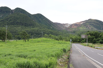 mountain road in the mountains
