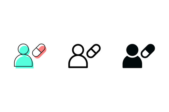 medical health pharmacy themed icon pack