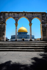 dome of the rock.Old city.mosque