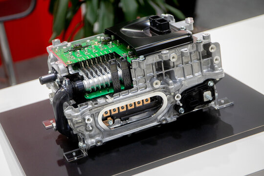 Cut model of Inverter for EV powertrain E-Motor