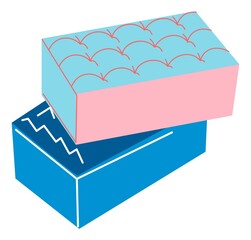 Cleaning sponge, housekeeping, and tidying up