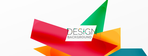 Background abstract overlapping shapes. Minimal composition vector illustration for wallpaper banner background or landing page