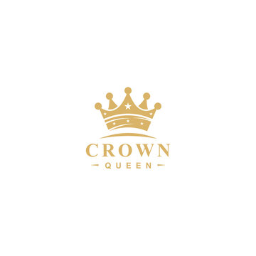 Crown queen logo - vector illustration. Suitable for your design need, logo, illustration, animation, etc.