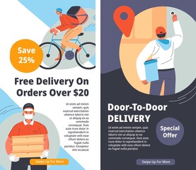Free delivery on orders door to door special offer