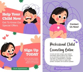 Help your child now, children counseling offer