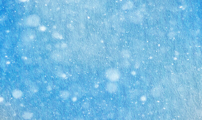 blue abstract background snowfall watercolor
