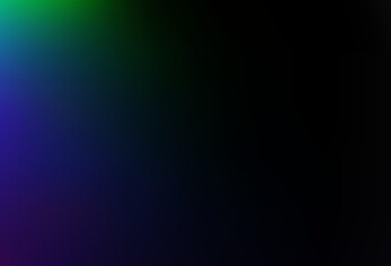 Dark Multicolor, Rainbow vector blurred shine abstract template.