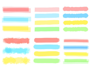 見出しセット_水彩ライン