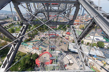 Prater ferris wheel in Vienna, Austria