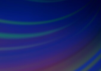 Naklejka premium Dark BLUE vector blurred and colored template.